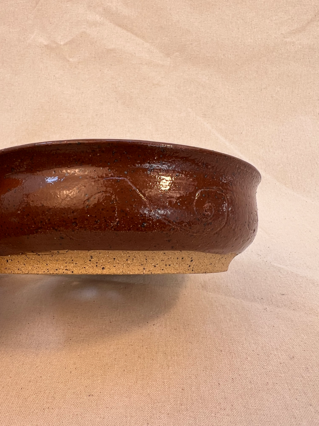 carved plant saucer image 2