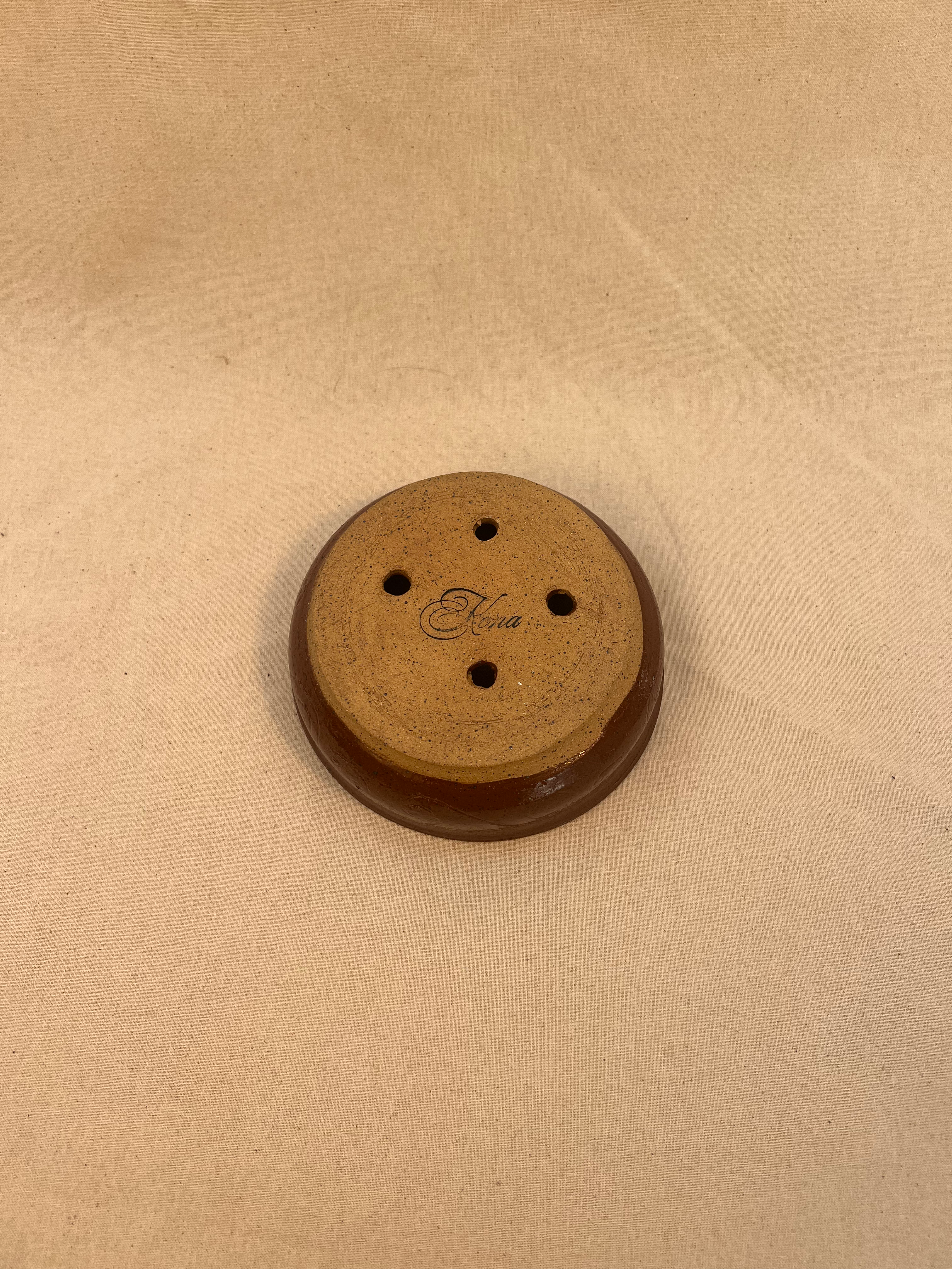 carved plant saucer image 4